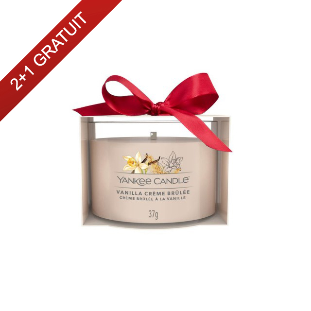 Yankee Candle Lumanare parfumata Mini in sticla Vanilla Crème Brûlée Yankee Candle Lumanare parfumata Mini in sticla Vanilla Crème Brûlée